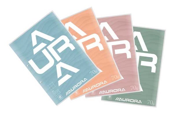Cursusblok | Aurora Splendid | A4 | 70 grams | Ruit 5 mm