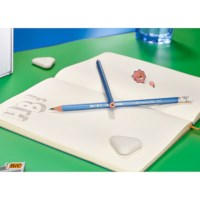 Schrijfpotloden | Bic Ecolution | Triple Dun | HB |12 Stuk