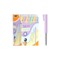 Balpen | Bic | Blauw  | M10 Color | Blauw | 50 Stuks