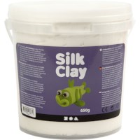 Zelfdrogende klei | Silk Clay | Wit | 650 gram