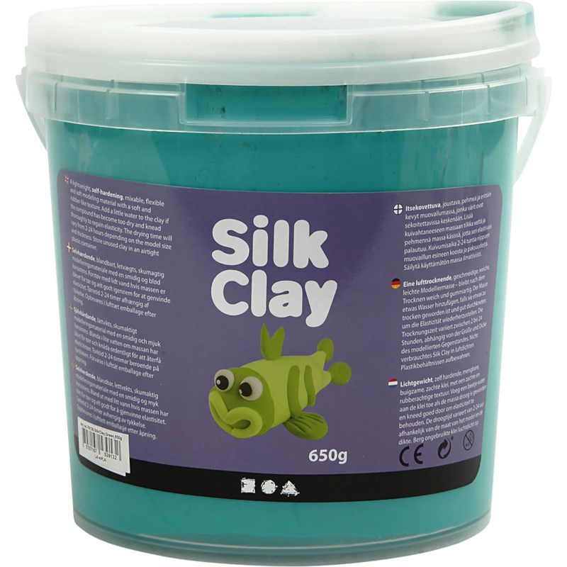 Zelfdrogende klei | Silk Clay  | Groen | 650 gram