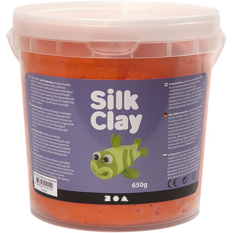 Zelfdrogende klei | Silk Clay  | Oranje | 650 gram