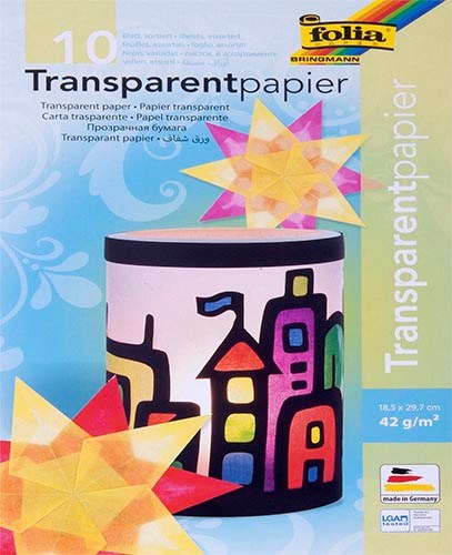 Vliegerpapier | Folia | 18,5 cm x 29,7 cm | Pak 10 Vel | Assorti 