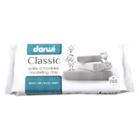 Zelfdrogende klei | Darwi classic | Wit | 1000 gram