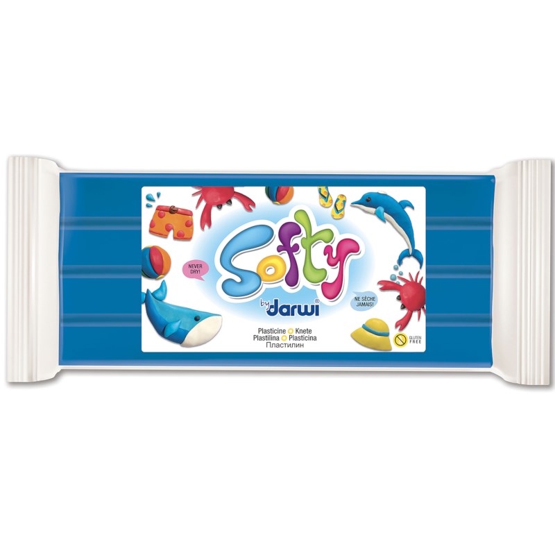 Boetseerklei | Darwi Softy | Blauw | 500 gram