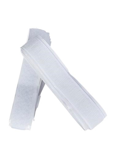 Klittenband | Zelfklevend | Lus | 20Mm | Per Meter | Wit