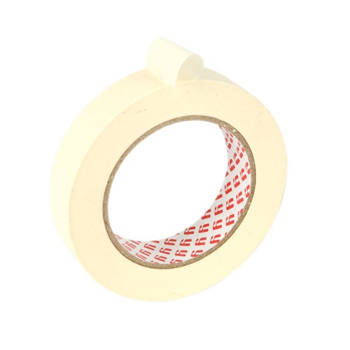 Plakband | Crêpe | Budget | Kern 7,5 cm | 50 mm x 50 m | Per stuk