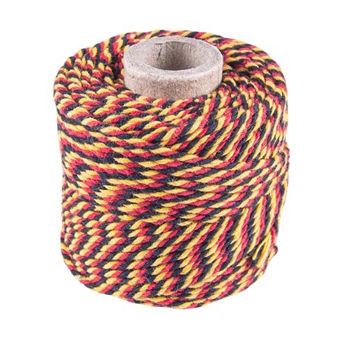 Touw | Driekleurig | 50G | Rol