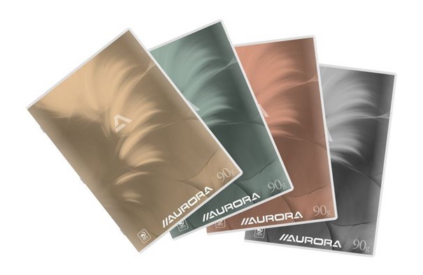 Schrift met kunststof kaft | Aurora | 60 Vel | A4 | Liniatuur 1 Lijn | Per stuk