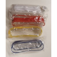 Etui | Rechthoek | Transparant met gekleurde rits | Assorti