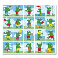 Beloningsstickertjes | Kikkers | Serie 156