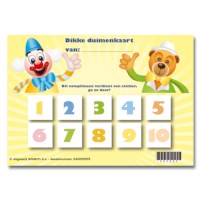 Dikke Duimenkaart | Clowntjes | Serie 555