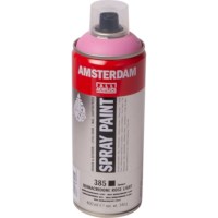 Acrylverf spuitbus | Amsterdam | Quinacridone roze licht 385 |  Spray paint | 400 ml	