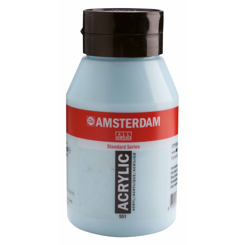 Acrylverf | Amsterdam standard | Hemelsblauw licht 551 | 1000 ml 