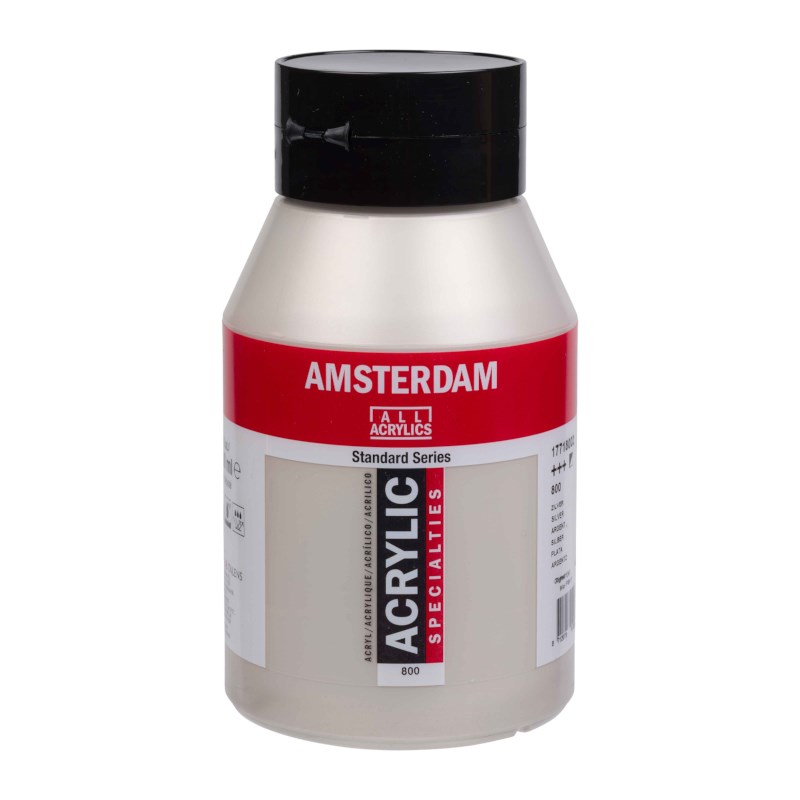 Acrylverf | Amsterdam standard | Zilver 800 | 1000 ml 