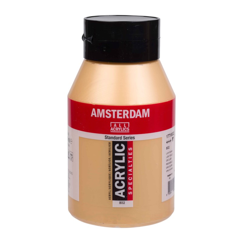 Acrylverf | Amsterdam standard | Lichtgoud 802 | 1000 ml 