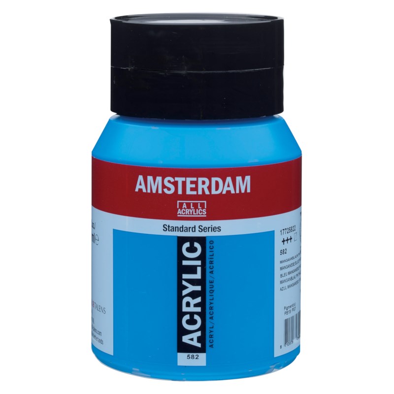 Acrylverf | Amsterdam standard | Mangaanblauw phtalo 582 | 500 ml
