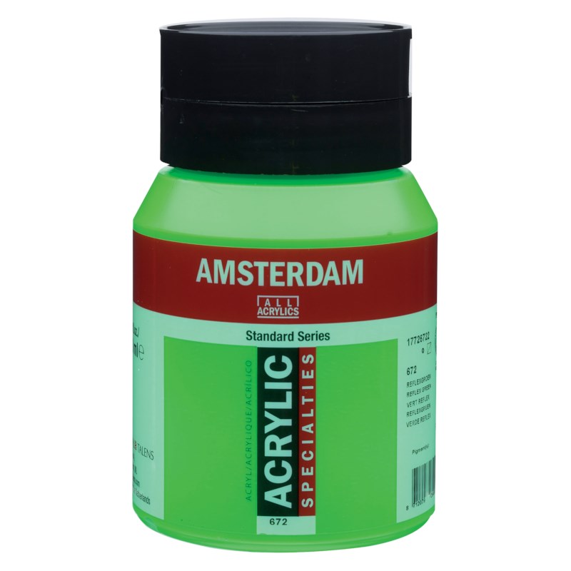 Acrylverf | Amsterdam standard | Reflexgroen 672 | 500 ml