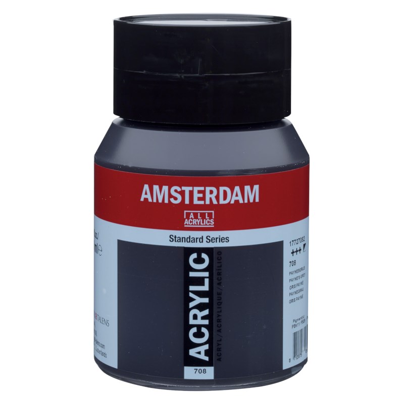 Acrylverf | Amsterdam standard | Paynesgrijs 708 | 500 ml