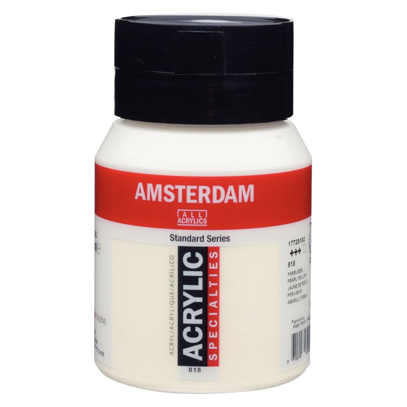 Acrylverf | Amsterdam standard | Parelgeel 818 | 500 ml
