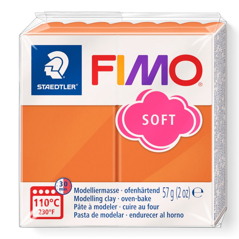 Boetseerklei | Fimo soft | Cognac | 57 gram 