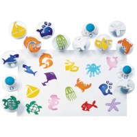 Stempels | Easy grip | Onderwaterwereld  | 14-delig 