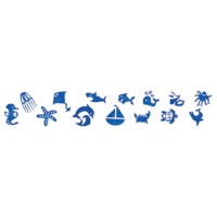 Stempels | Easy grip | Onderwaterwereld  | 14-delig 