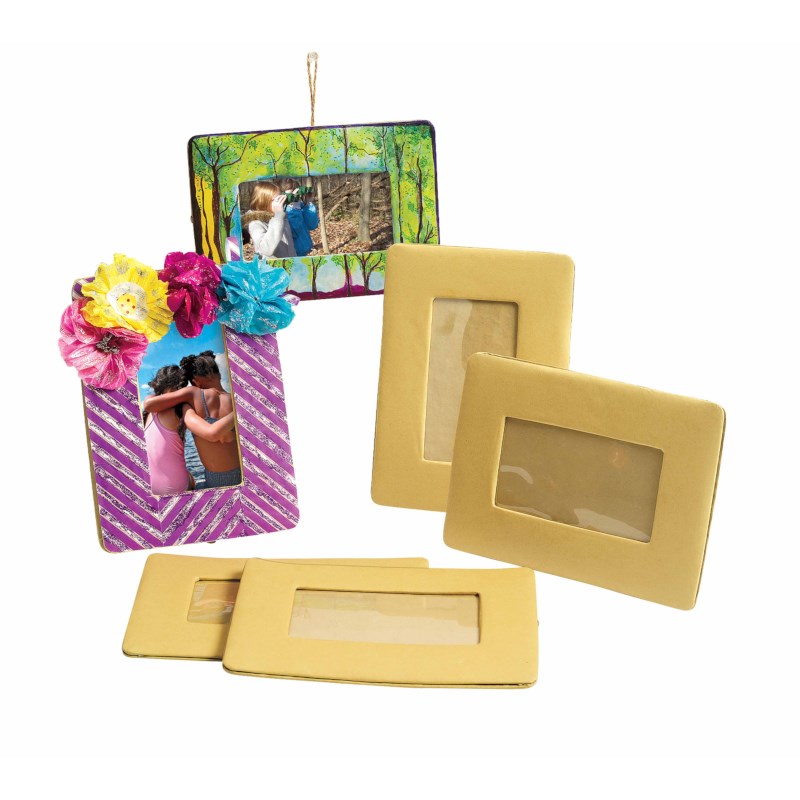 Fotolijstjes | Papier-maché | 17 x 12 cm | 12 stuks