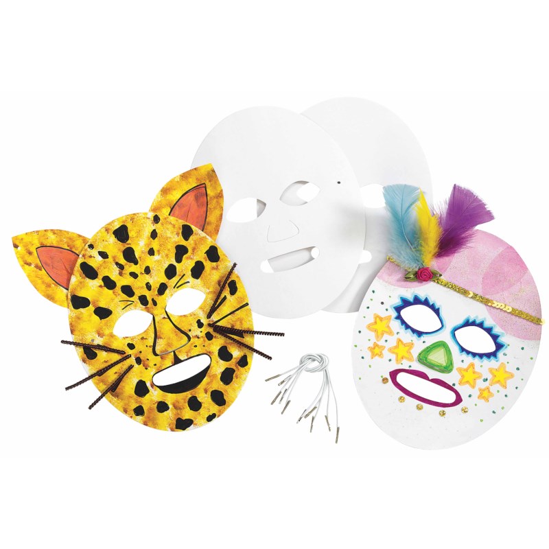 Maskers | Karton | 23 x 18 cm | 24 stuks 