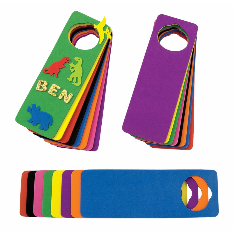 Foam | Deurhangers | 24 x 8 cm | 24 stuks 