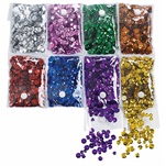 24 kleuren pailletten set, ongeveer 21600 pailletten, om te knutselen knutselen, glitter, losse pailletten voor doe-het-zelf kunst, naaien, sieraden maken
