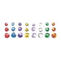 Pailletten | Assortiment 8 kleuren | 6-10 mm | 240 gram