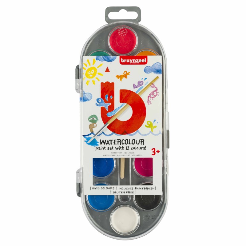 Plakkaatverf | Bruynzeel Kids | 12 kleuren