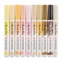 Ecoline brushpen | Talens | Huid | 10 stuks  