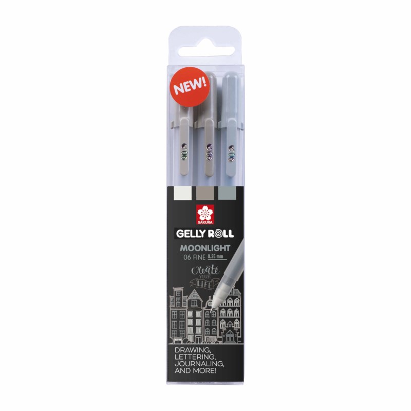 Gelly roll gelpen | Sakura | Moonlight urban | 3 stuks 