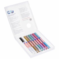 Glanslakmarker | Edding 751 | Metallic | 8 stuks 