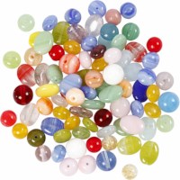 Glazen kralen | 6-13 mm | Assorti | 60 gram