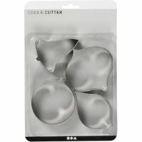 Uitsteekvorm | Kerstballen | 4 stuks 