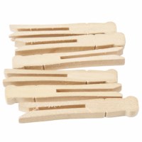 Wasknijpers | hout | lengte 9.5 cm | 100 stuks