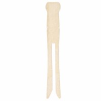 Wasknijpers | hout | lengte 9.5 cm | 100 stuks