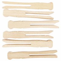 Wasknijpers | hout | lengte 9.5 cm | 100 stuks