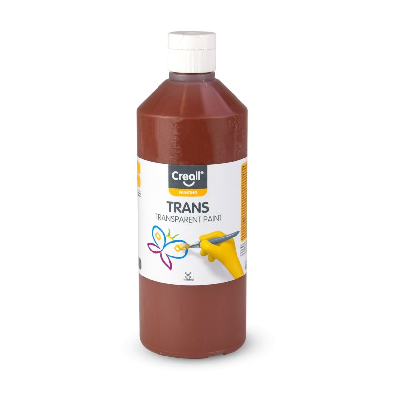 Transparante verf | Creall | Bruin | 500 ml 