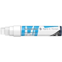 Acryl marker | Schneider Paint-It 330 | Punt 15 mm | Wit