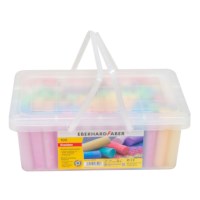 Stoepkrijt | Eberhard Faber | 100 stuks in 6 kleuren