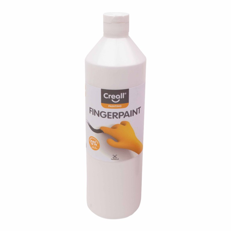 Vingerverf | Creall Happy ingredients | 750 ml | Wit