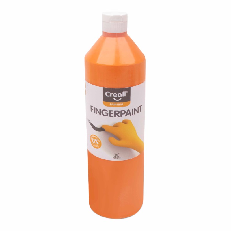 Vingerverf | Creall Happy ingredients | 750 ml | Oranje