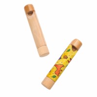 Houten fluit | Blank beukenhout | 12 stuks