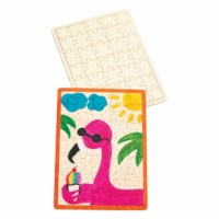 Houten puzzel | Blanco | 28 x 20.5 cm | 6 stuks