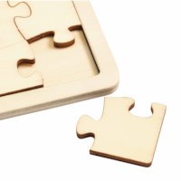 Houten puzzel | Blanco | 28 x 20.5 cm | 6 stuks