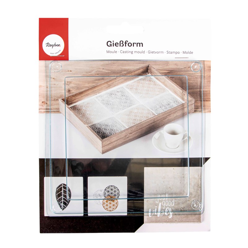 Gietvorm tegel | Rayher | 11 x 11 cm